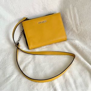 Steven Madden Yellow Crossbody Wallet